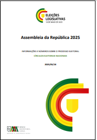 RELATÓRIO DE NÚMEROS E INFORMAÇÕES SOBRE O PROCESSO ELEITORAL - CÍRCULOS ELEITORAIS NACIONAIS